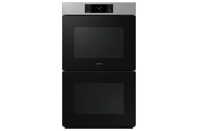 Samsung - 5.1 cu. ft Double Wall Oven in Stainless - NV51CG700DSRAA Stainless