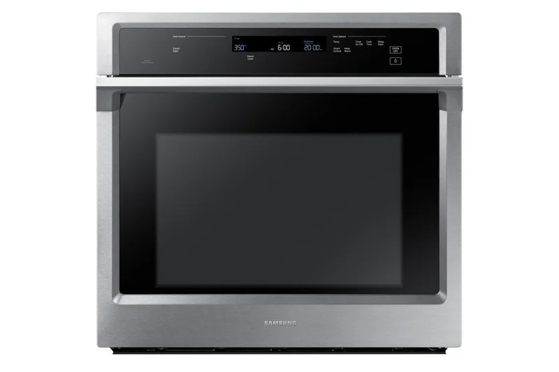 Samsung - 5.1 cu. ft Single Wall Oven in Stainless - NV51K6650SS Stainless