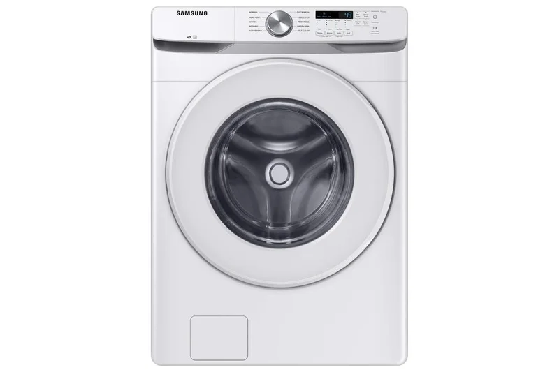Samsung - 5.2 cu. Ft Front Load Washer in White - WF45T6000AW White
