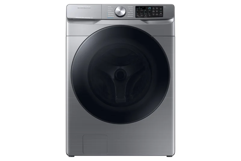 Samsung 5.2 Cu.Ft. Front Load Washer with SuperSpeed and Built-in Wifi - Platinum - WF45B6300AP Stainless