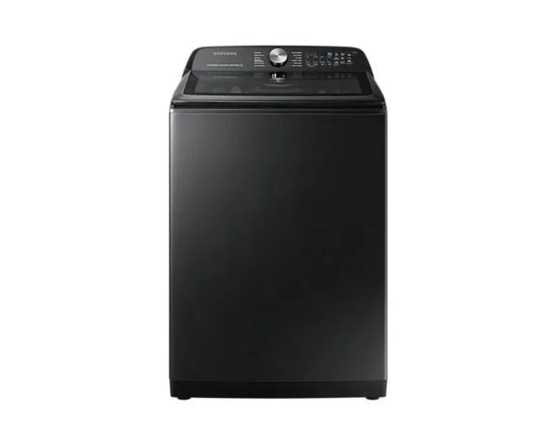Samsung - 5.8 cu. Ft Top Load Washer in Black - WA50A5400AV Black