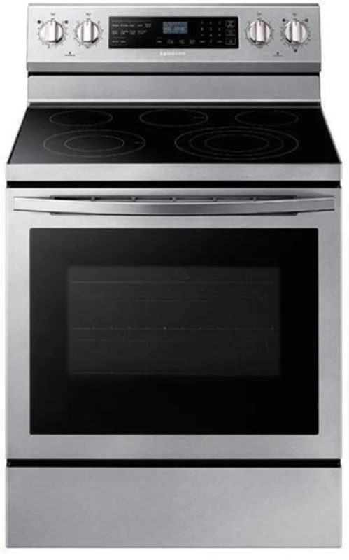Samsung - 5.9 cu. ft Electric Range in Stainless - NE59R6631SS Stainless