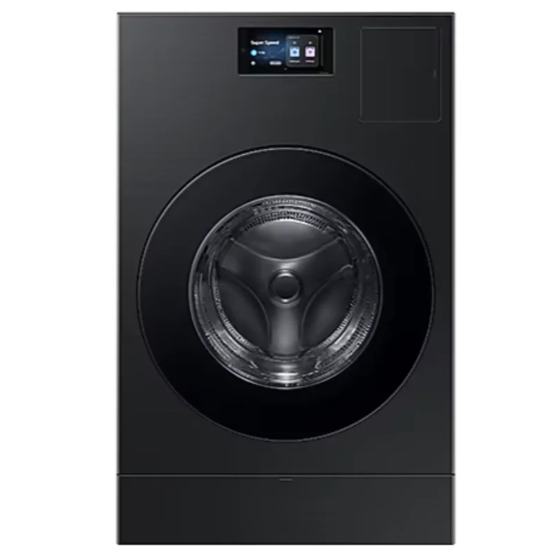 Samsung - 6.1 cu. Ft All-In-One Washer & Dryer in Black - WD90F53AVBAC Black