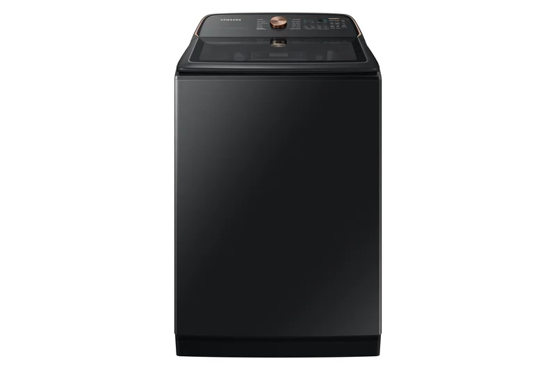 Samsung - 6.2 cu. Ft Top Load Washer in Black Stainless - WA54CG7550AVA4 Black Stainless