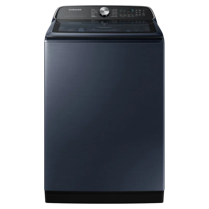 Samsung - 6.2 cu. Ft Top Load Washer in Navy - WA54CG7105ADUS Navy