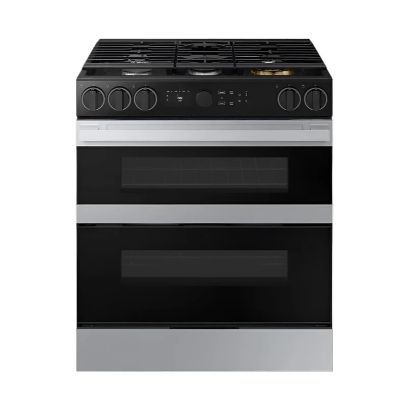 Samsung - 6.3 cu. ft Dual Fuel Range in Stainless - NSY6DG8550SRAC Stainless