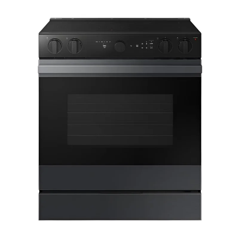 Samsung - 6.3 cu. ft Electric Range in Matte Black - NSE6DG8500MTAC Matte Black