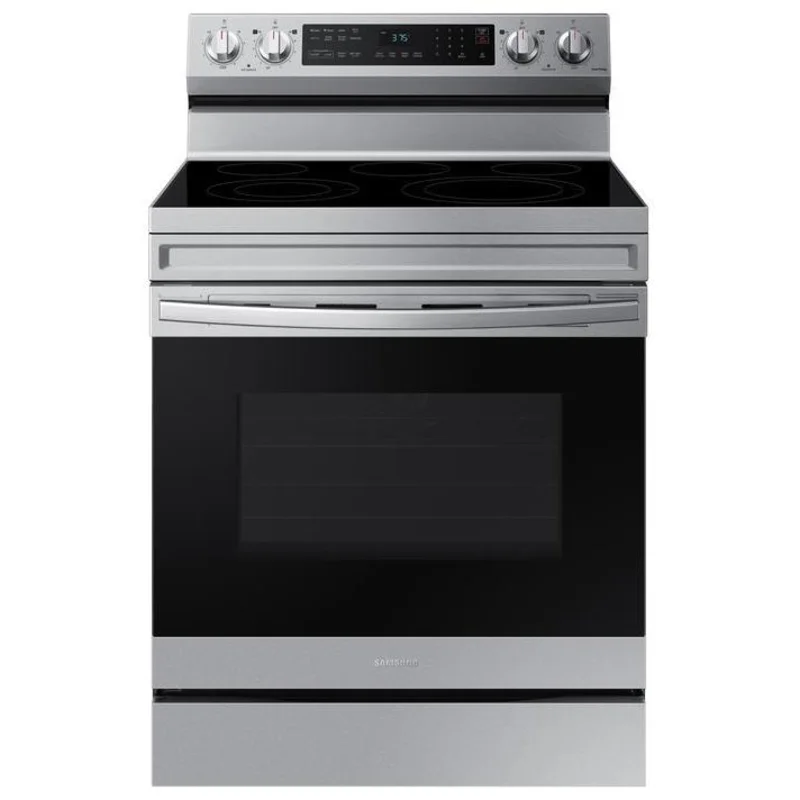 Samsung - 6.3 cu. ft Electric Range in Stainless - NE63A6511SS Stainless