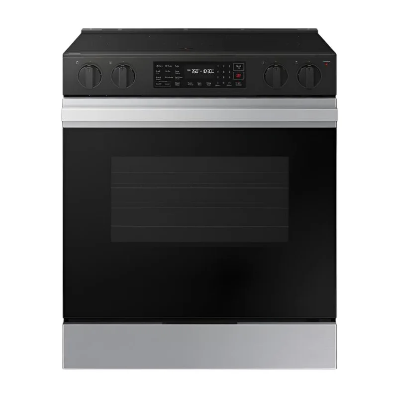Samsung - 6.3 cu. ft Electric Range in Stainless - NSE6DG8300SRAC Stainless