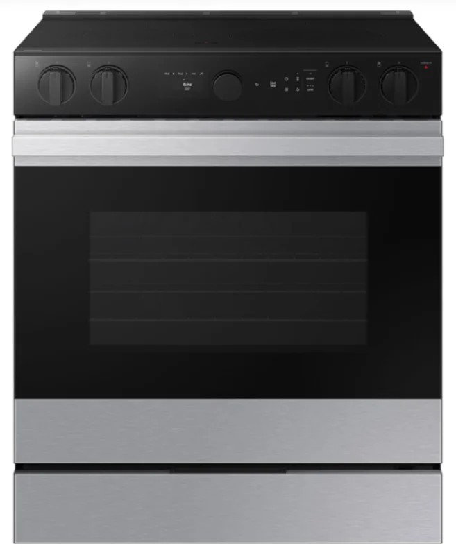 Samsung - 6.3 cu. ft Electric Range in Stainless - NSE6DG8500SRAC Stainless