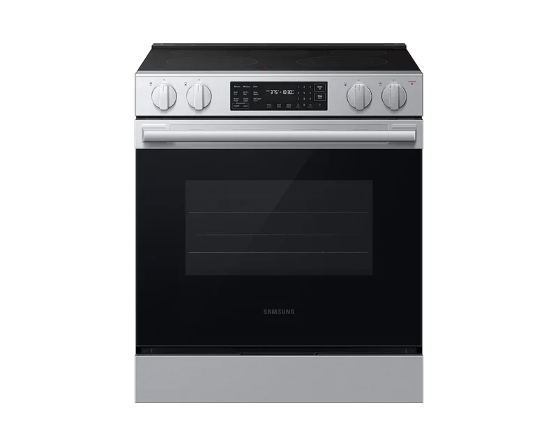 Samsung - 6.3 cu. ft Electric Range in Stainless - NSE70H63SRAC Stainless