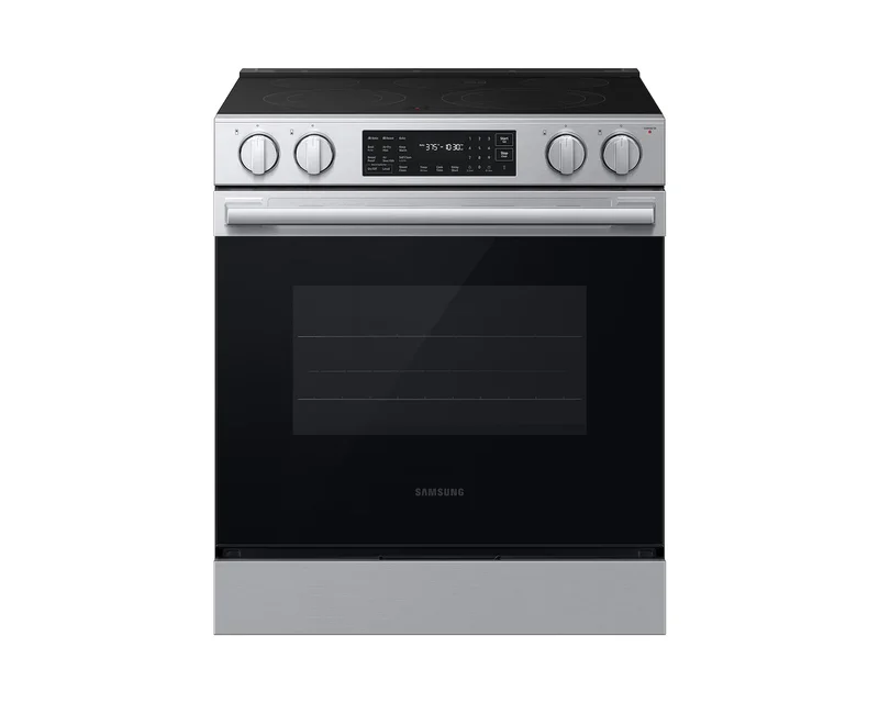 Samsung - 6.3 cu. ft Electric Range in Stainless - NSE80H63SRAC Stainless