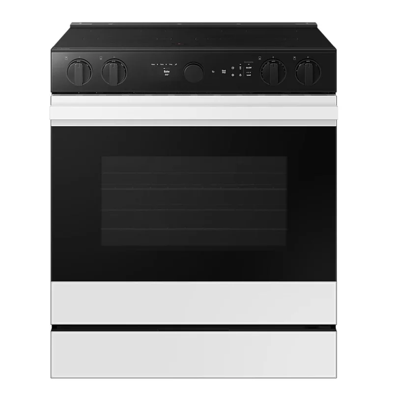 Samsung - 6.3 cu. ft Electric Range in White - NSE6DB870012AC White