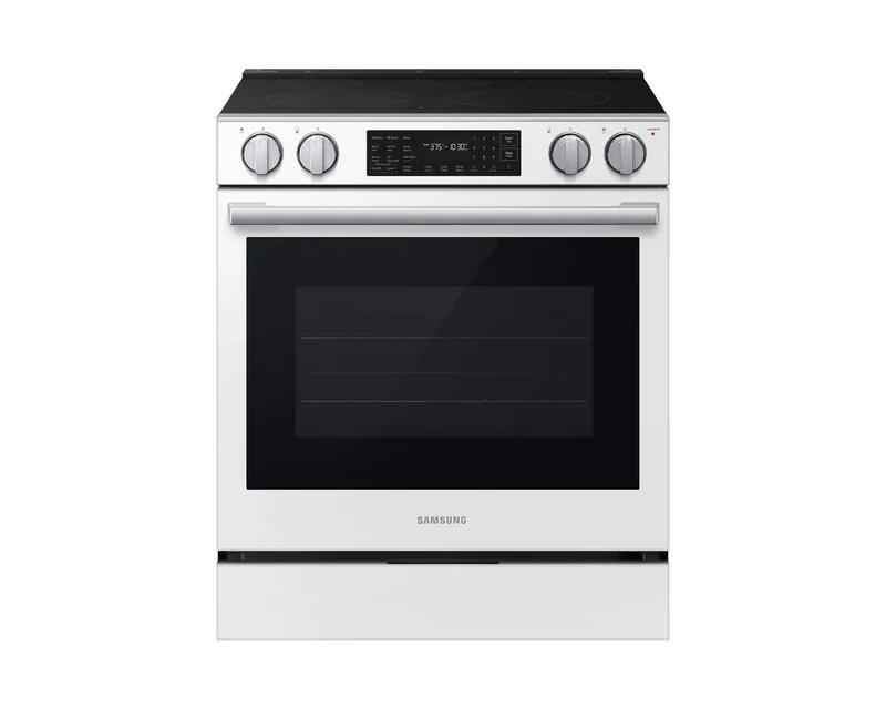 Samsung - 6.3 cu. ft Electric Range in White - NSE80H63SWAC White