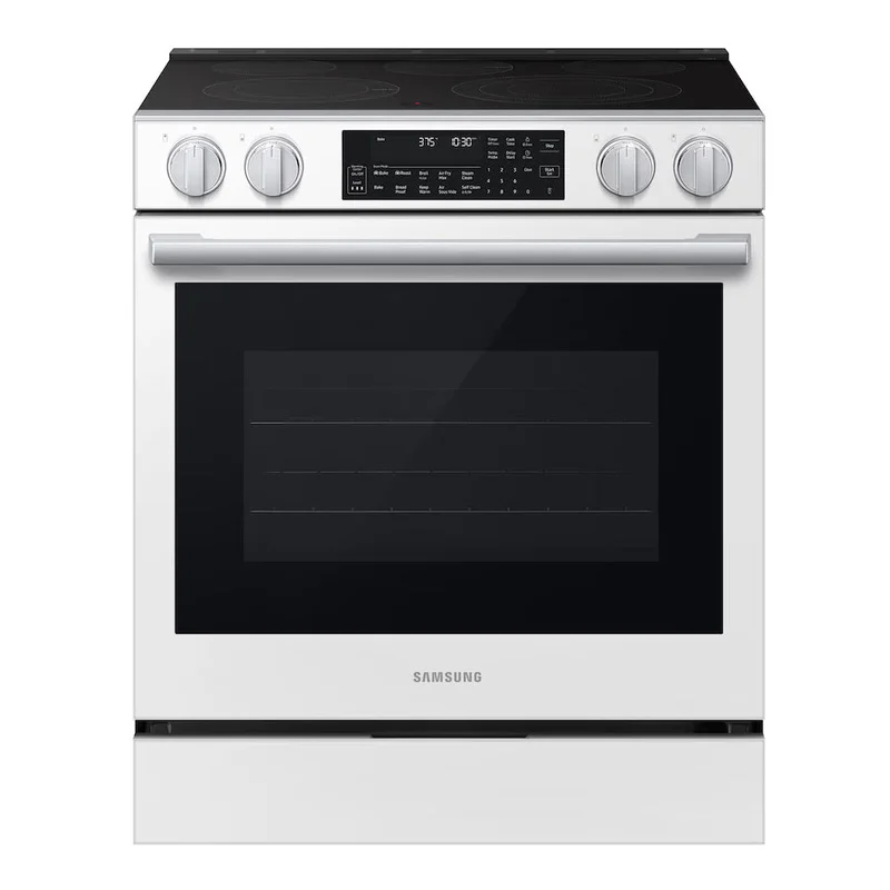 Samsung - 6.3 cu. ft Electric Range in White - NSE90H63SWAC White