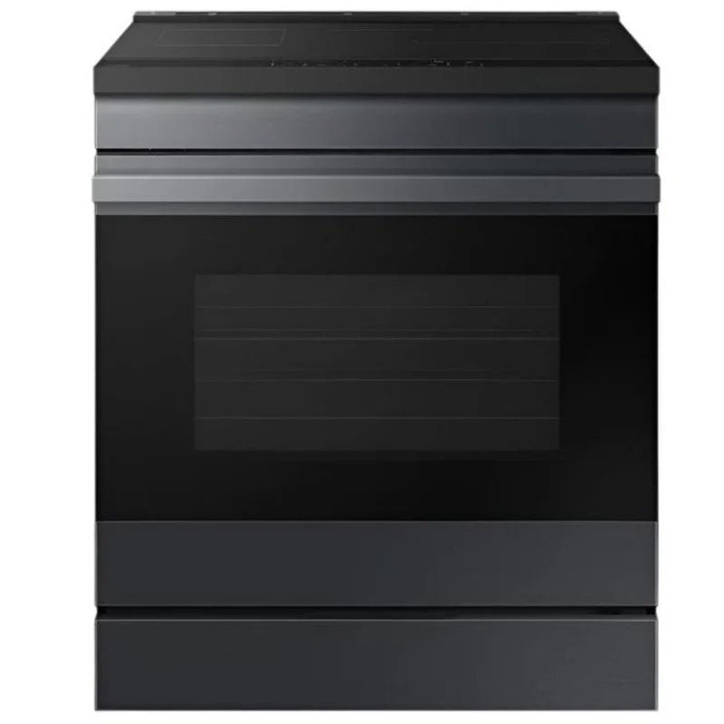 Samsung - 6.3 cu. ft Induction Range in Matte Black - NSI6DG9500MTAC Matte Black
