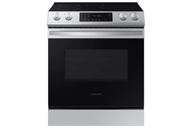 Samsung - 6.3 cu. ft Induction Range in Stainless - NE63B8411SS Stainless