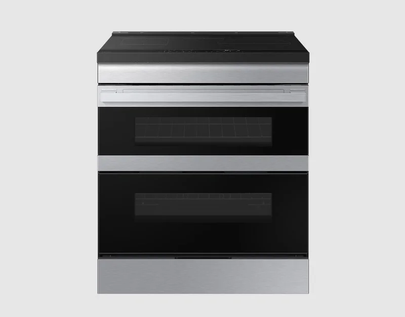 Samsung - 6.3 cu. ft Induction Range in Stainless - NSI6DG9550SRAC Stainless