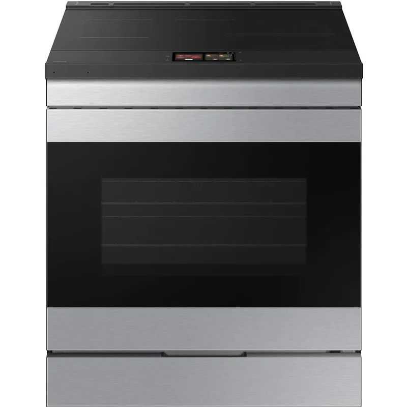 Samsung - 6.3 cu. ft Induction Range in Stainless - NSI6DG9900SRAC Stainless