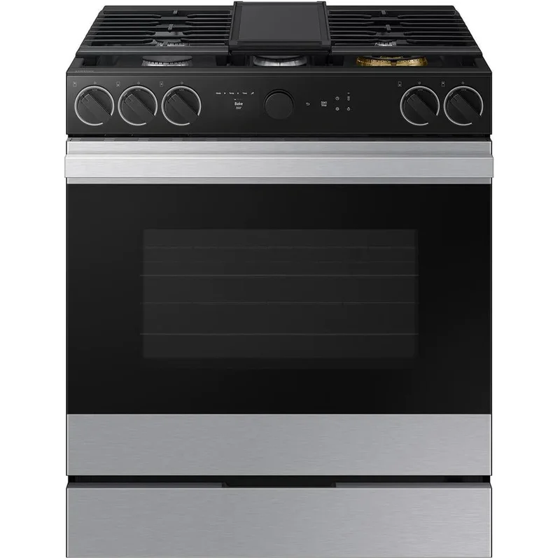 Samsung - 6 cu. ft Gas Range in Stainless - NSG6DG8700SRAA Stainless