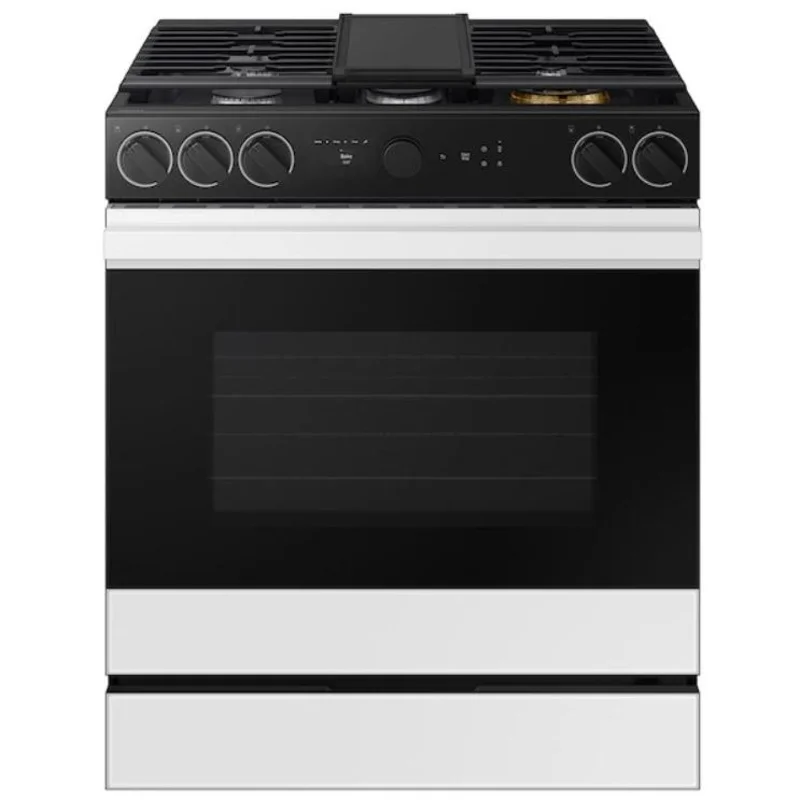 Samsung - 6 cu. ft Gas Range in White - NSG6DB870012AA White