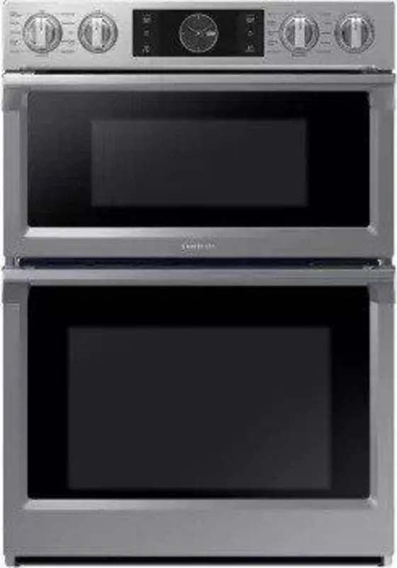 Samsung - 7.1 cu. ft Combination Wall Oven in Stainless - NQ70M7770DS Stainless