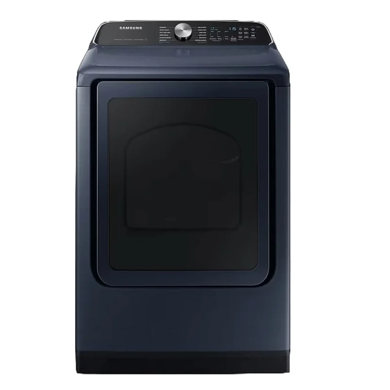 Samsung - 7.4 cu. Ft Electric Dryer in Blue - DVE54CG7155DAC Blue