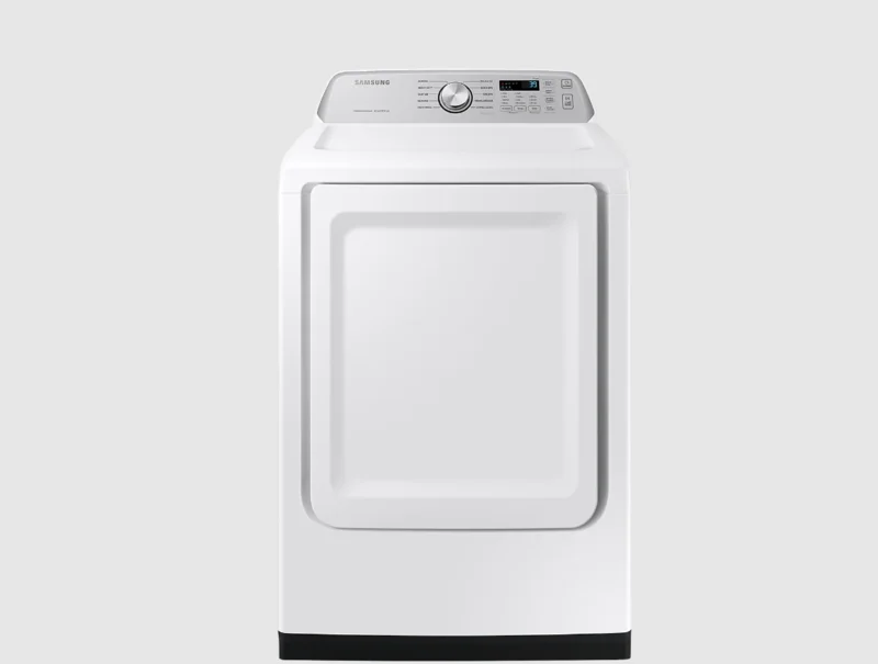 Samsung - 7.4 cu. Ft Electric Dryer in White - DVE47CG3500WAC White