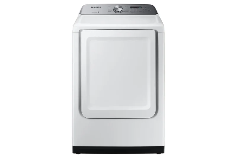 Samsung - 7.4 cu. Ft  Electric Dryer in White - DVE50T5205W White