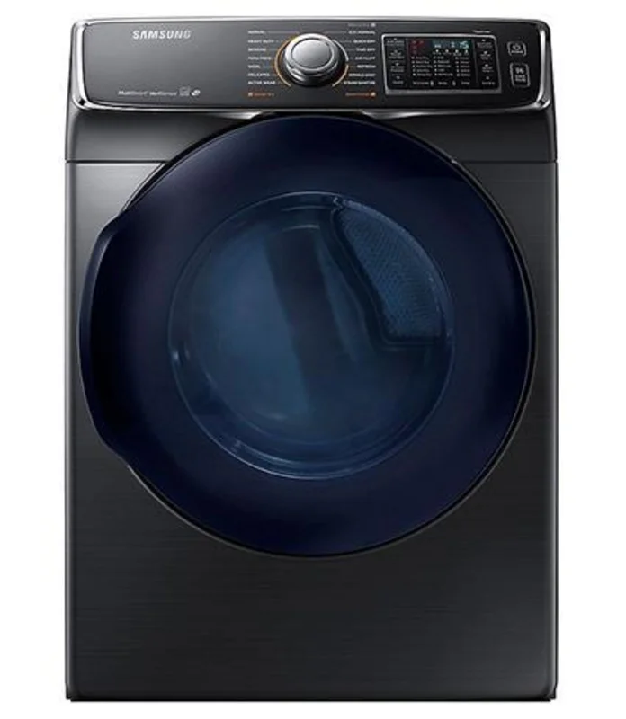 Samsung - 7.5 cu. Ft  Electric Dryer in Black Stainless - DV45K6500EV Black Stainless