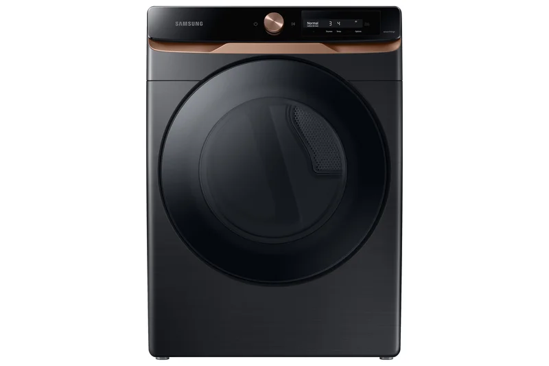 Samsung - 7.5 cu. Ft  Electric Dryer in Black Stainless - DVE46BG6500VAC Black Stainless