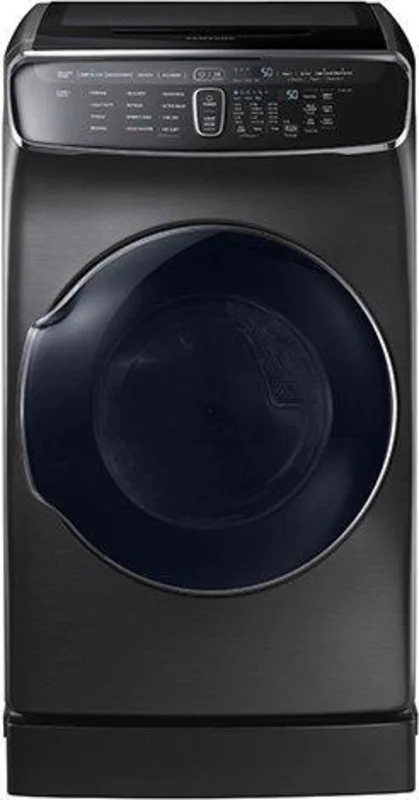 Samsung - 7.5 cu. Ft  Electric Dryer in Black Stainless - DVE60M9900V Black Stainless