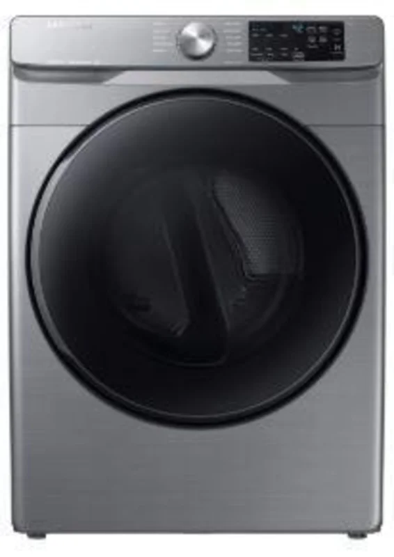 Samsung - 7.5 cu. ft  Electric Dryer in Grey - DVE45T6100P Grey