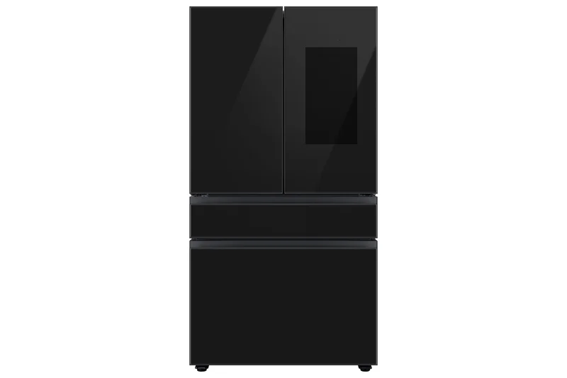 Samsung - Bespoke 35.8 Inch 28.6 cu. ft French Door Refrigerator in Black Stainless - RF29BB8900ACAC Black Stainless