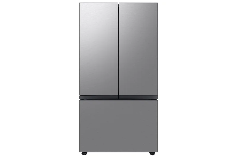 Samsung - Bespoke 35.8 Inch 30.1 cu. ft French Door Refrigerator in Stainless - RF30BB6600QLAA Stainless
