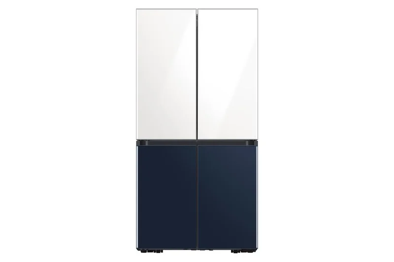 Samsung - Bespoke 35.87 Inch 22.8 cu. ft 4-Door Flex Refrigerator in Panel Ready - RF23A9675AP Panel Ready