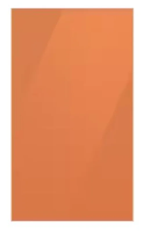 Samsung - Bespoke 4-Door Flex Refrigerator Bottom Panel in Orange - RA-F18DBBCH - RA-F18DBBCH Orange