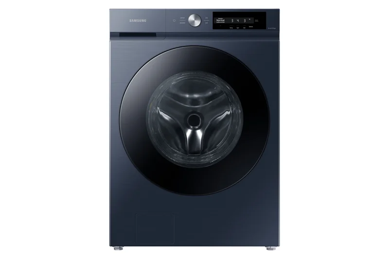 Samsung - Bespoke 5.3 cu. Ft Front Load Washer in Blue - WF46BB6700ADUS Blue