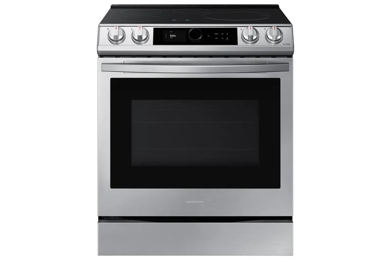 Samsung - Bespoke 6.3 cu. ft Induction Range in Stainless - NE63T8911SS Stainless