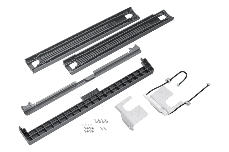 Samsung - Front-load Laundry Stacking Kit in Stainless - SKK-9MCT Stainless