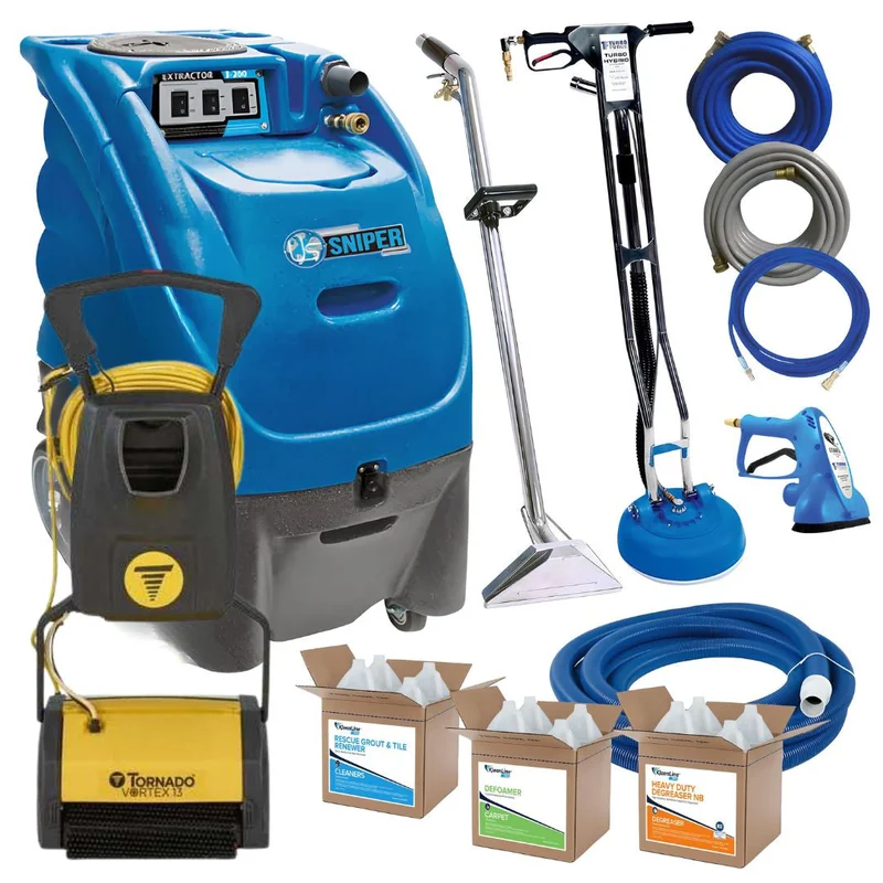 Sandia 80-5000 Sniper 12 Gallon 1200 PSI Corded Hard Surface Extractor Pro Package