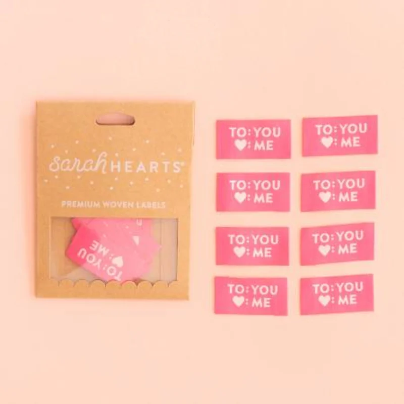 Sarah Hearts Sew in Labels: To You Love Me- Pink