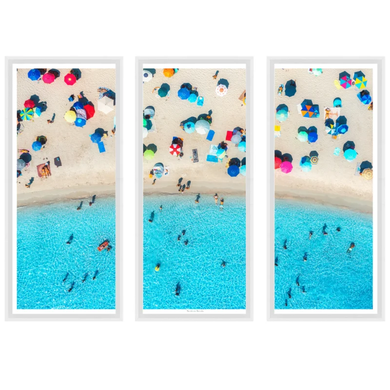 Sardinia Sands Triptych, 71" x 50"