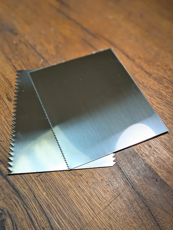 Saw Filing Training Plate
