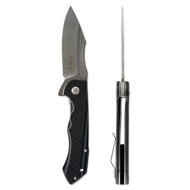 Scallywag Tactical Jolly Roger Folder Black