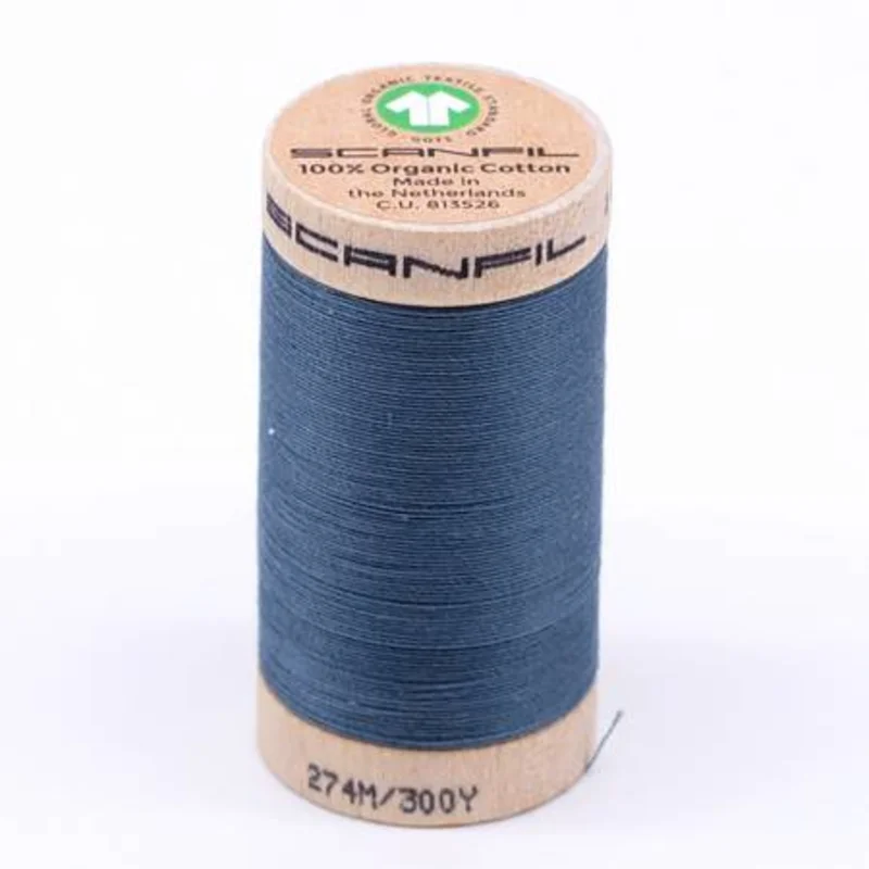 Scanfil: Organic Cotton Thread 30wt- Aegean Blue 4819