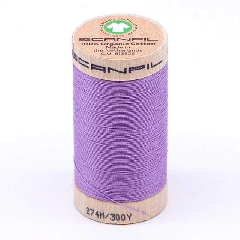 Scanfil: Organic Cotton Thread 30wt- Regal Orchid 4812