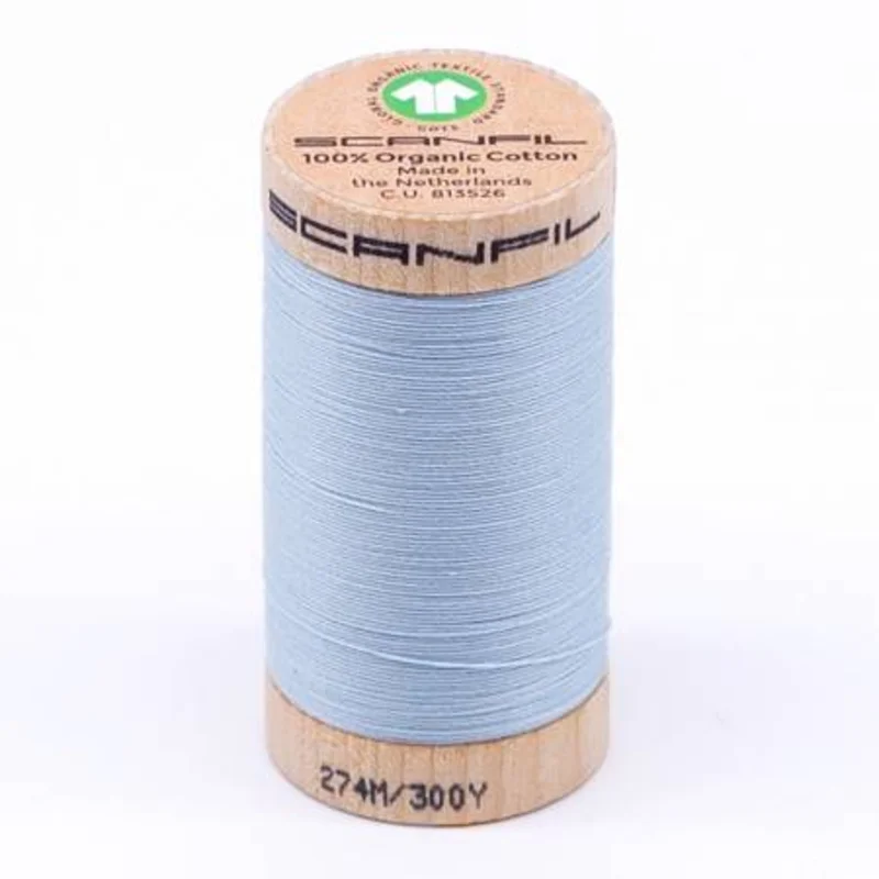 Scanfil: Organic Cotton Thread 30wt- Winter Sky 4814