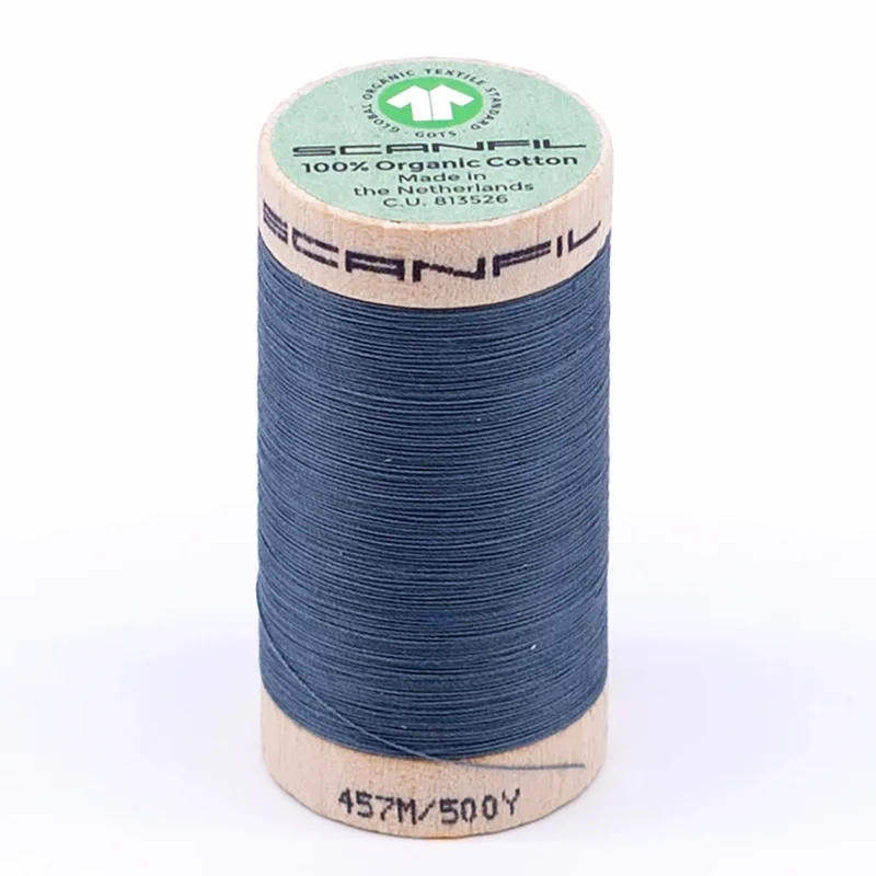 Scanfil: Organic Cotton Thread 50wt- Aegean Blue 4819