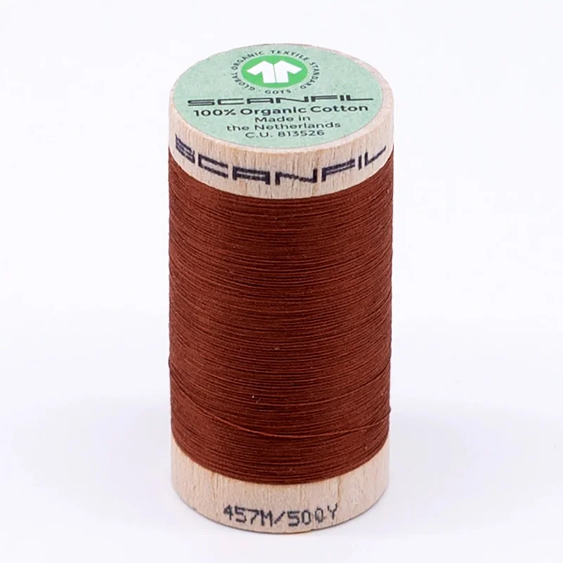 Scanfil: Organic Cotton Thread 50wt- Cathay Spice 4828